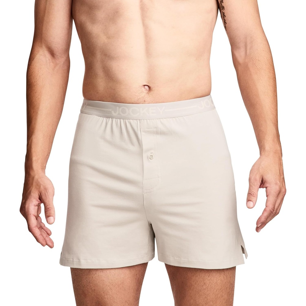 imageJockey Mens Underwear Organic Cotton Stretch 4 BoxerExplorer