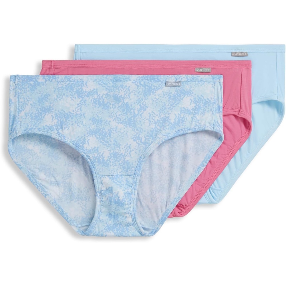 imageJockey Womens Underwear Supersoft Hipster 3 PackMeadow Glow