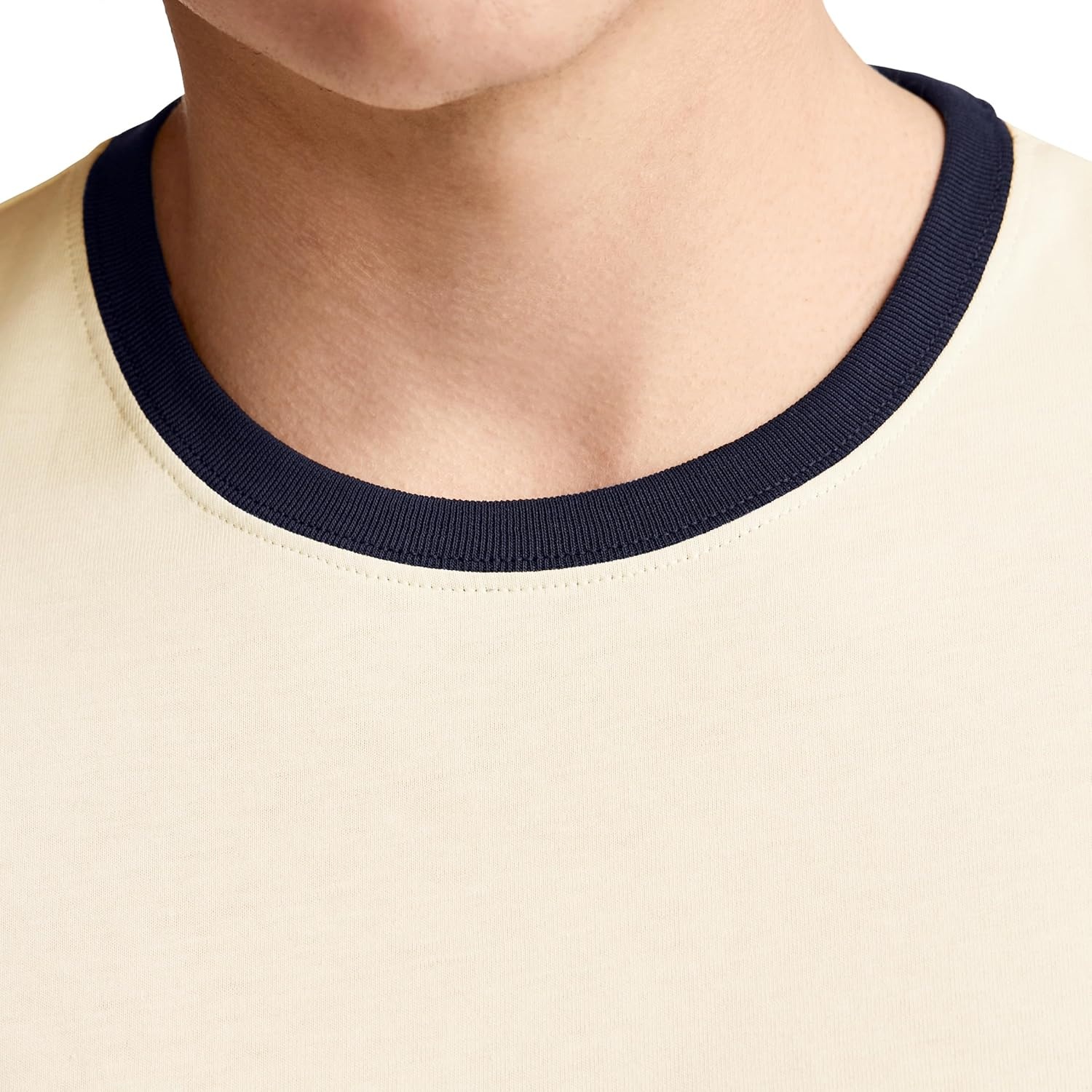 imageJockey Mens Casualwear Made2Fit Crew Neck TShirt1876 Fawn