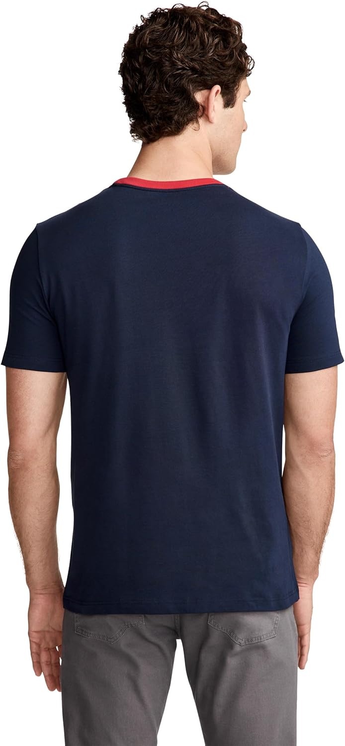 imageJockey Mens Casualwear Made2Fit Crew Neck TShirt1876 Navy Blue
