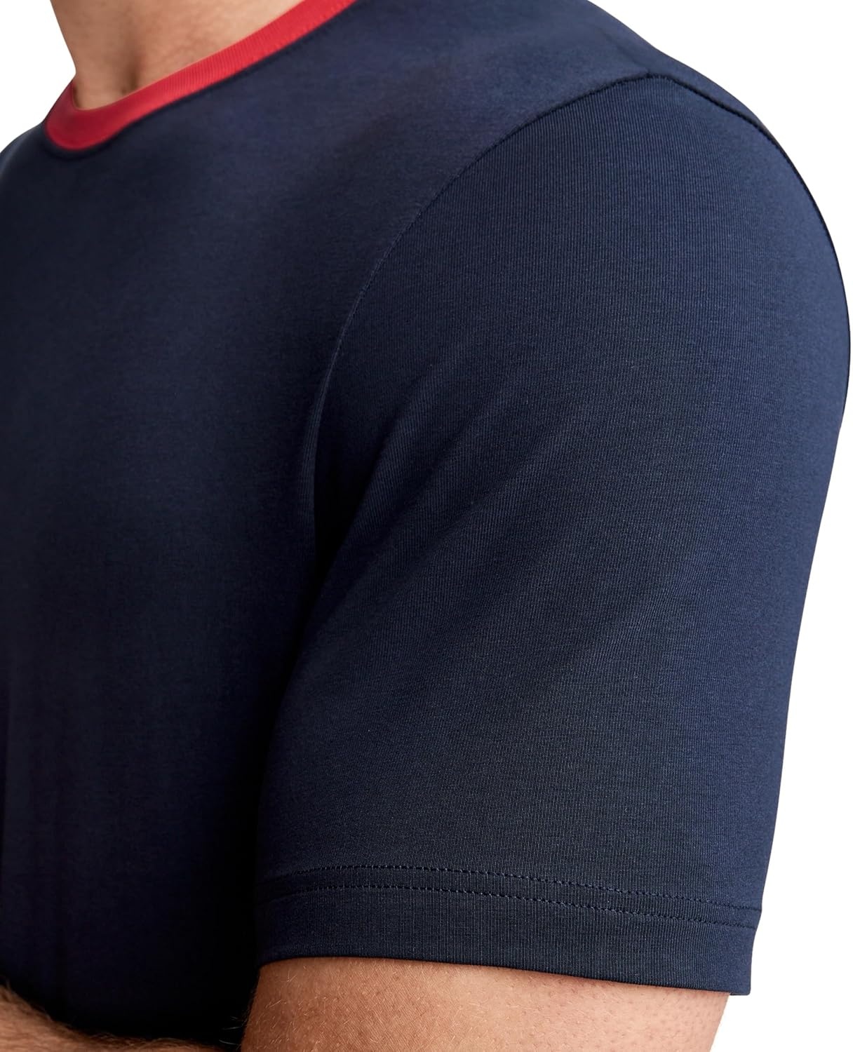 imageJockey Mens Casualwear Made2Fit Crew Neck TShirt1876 Navy Blue