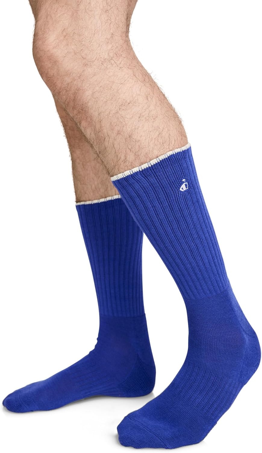 image:imageJockey Mens Everyday Cotton Blend Crew Socks 8PackIntense Royal