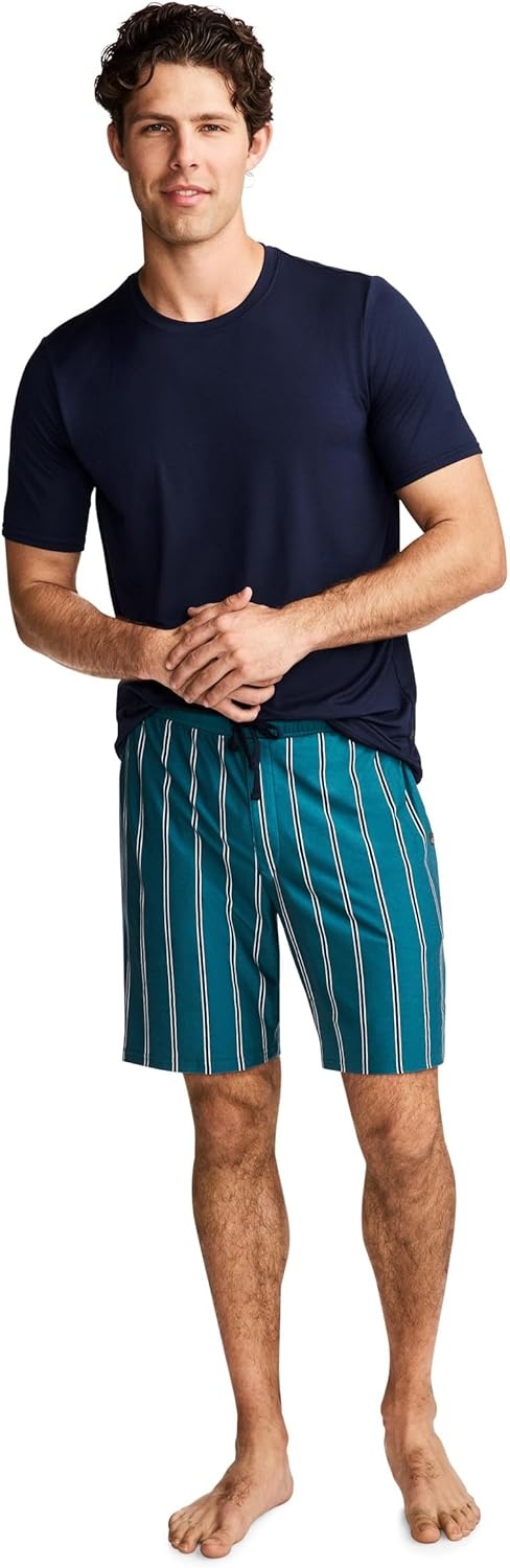 image:imageJockey Mens Sleepwear Ultra Soft Cooling Sleep ShortLovely Stripe