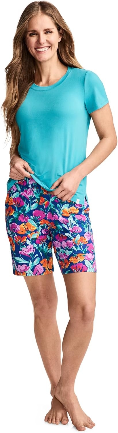 image:imageJockey Womens Sleepwear Soft Cool Bermuda ShortBright Field