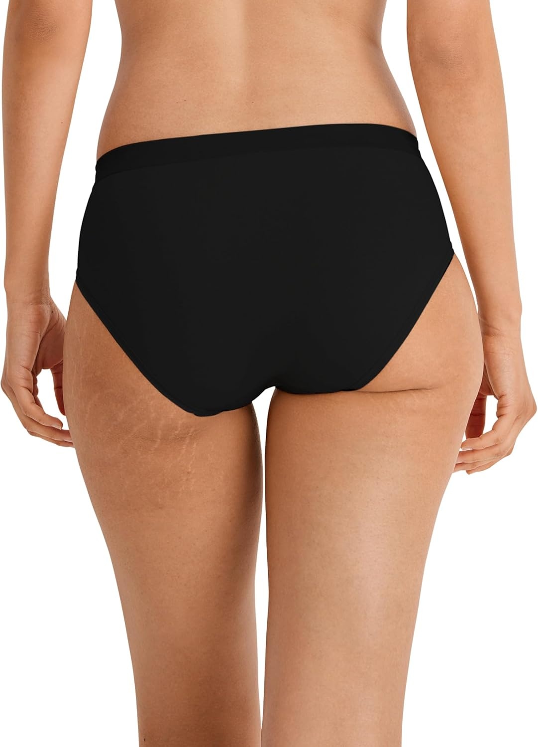 imageJockey Womens Underwear Smooth amp Shine Seamfree HipsterBlack