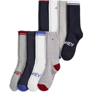 Jockey Men’s Everyday Cotton Blend Crew Socks (8-Pack)(Jockey Heather)
