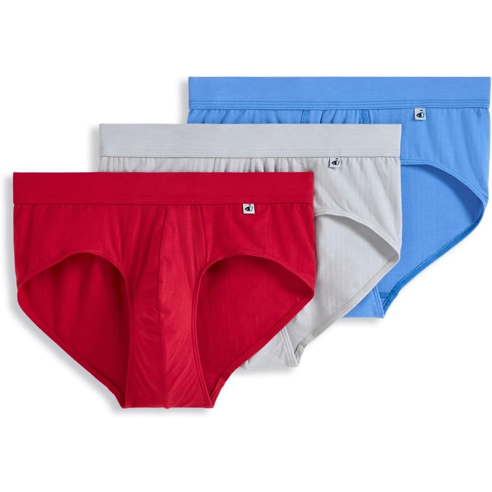image:imageJockey Mens Underwear Hypersoft 360 Brief 3 PackBlue Radiance