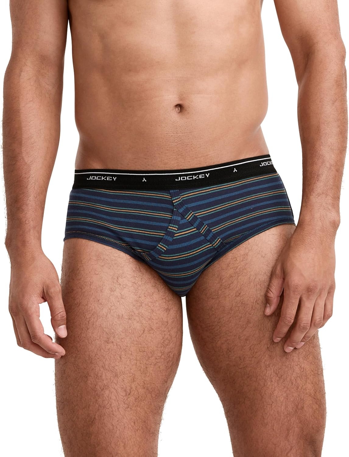 image:imageJockey Classic Low Rise Brief 3 Pack 100 Cotton Underwear for MenAutumn Stripe