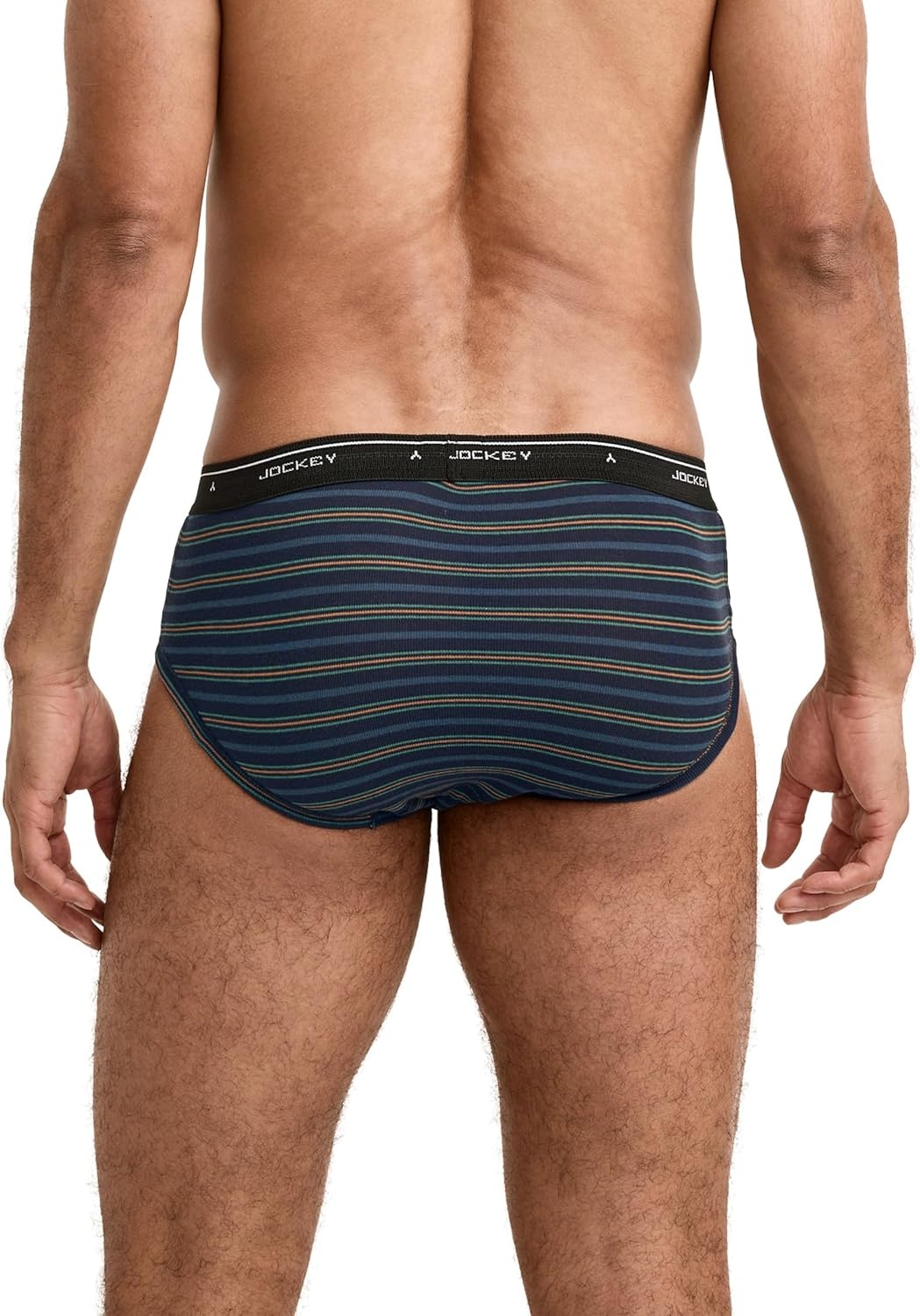 image:imageJockey Classic Low Rise Brief 3 Pack 100 Cotton Underwear for MenAutumn Stripe