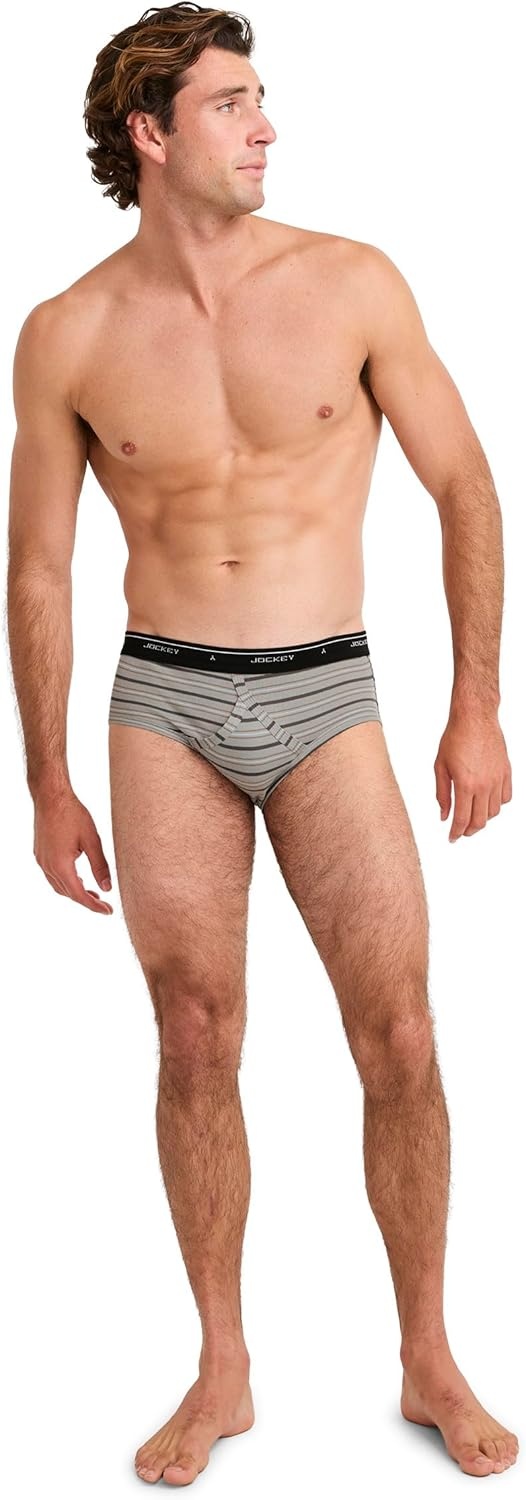 image:imageJockey Classic Low Rise Brief 3 Pack 100 Cotton Underwear for MenTrusty Cove