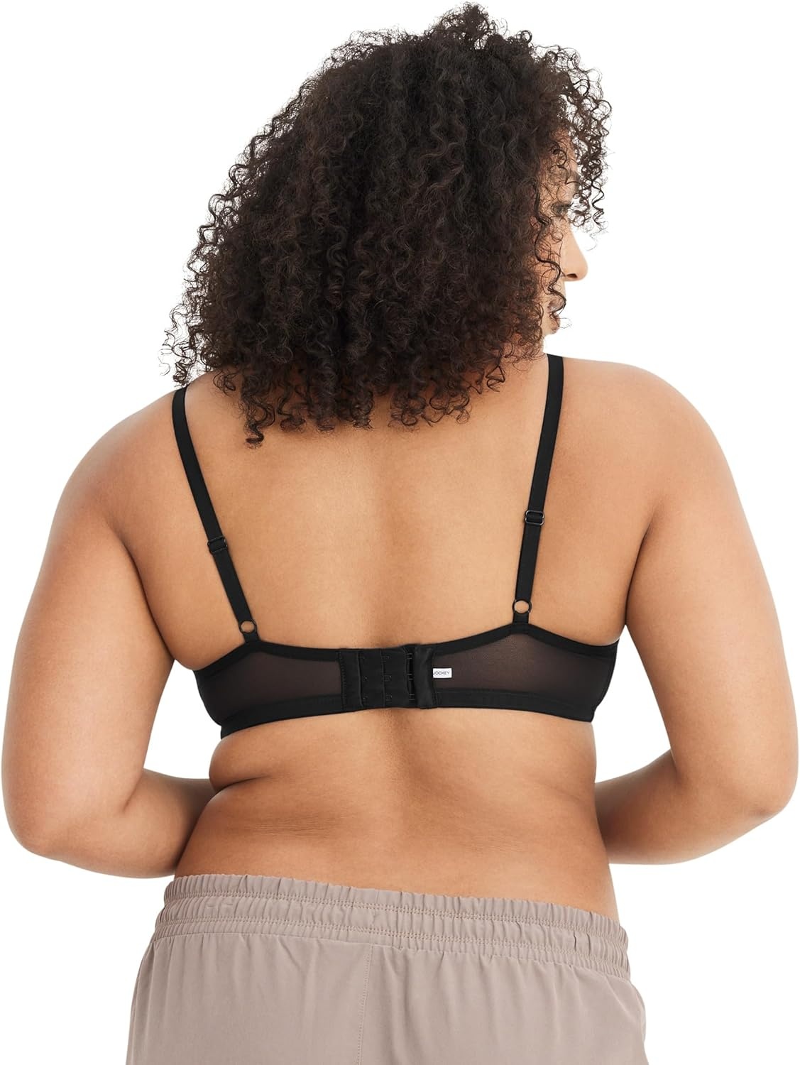 image:imageJockey Womens Bra Smooth amp Sleek Microfiber Demi Coverage Underwire TShirt BraBlack Night