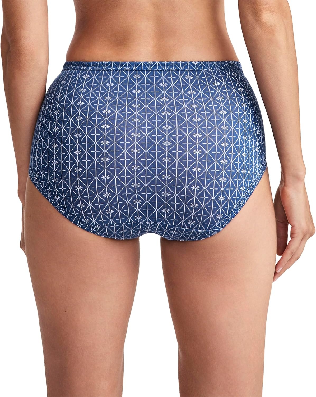 image:imageJockey Womens Underwear Plus Size 100 Cotton Elance Brief 6 PackFlower Grid