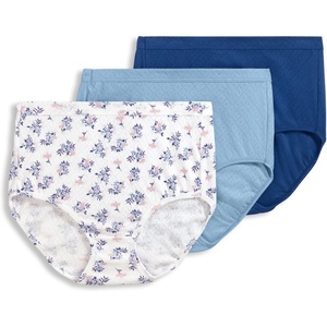 Jockey Women’s Underwear Supersoft Breathe Brief – 3 Pack(Tropic Bouquet)