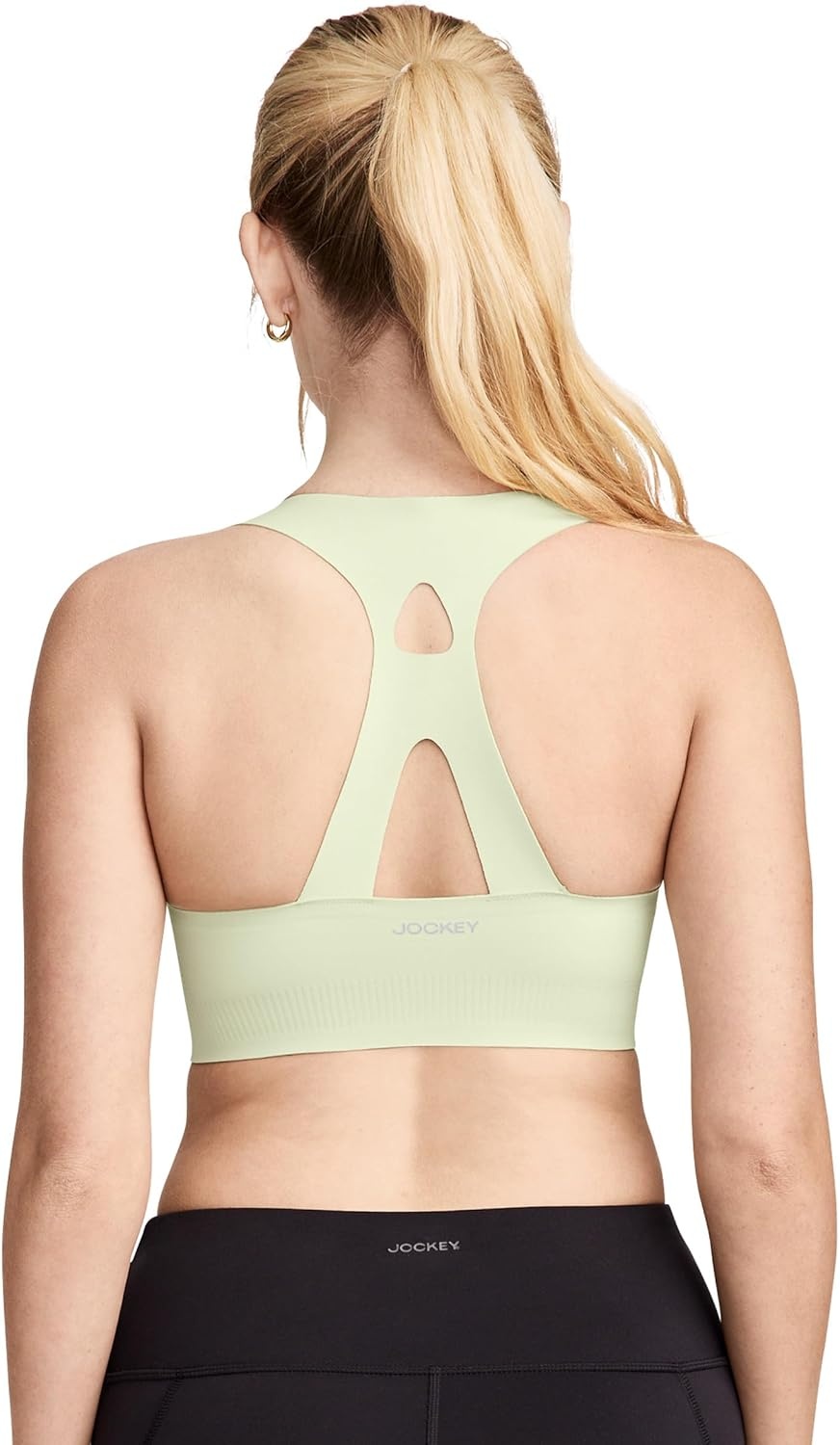 image:imageJockey Womens Bra Contour Hold Mid Impact Racerback Sports BraFrothy Mint