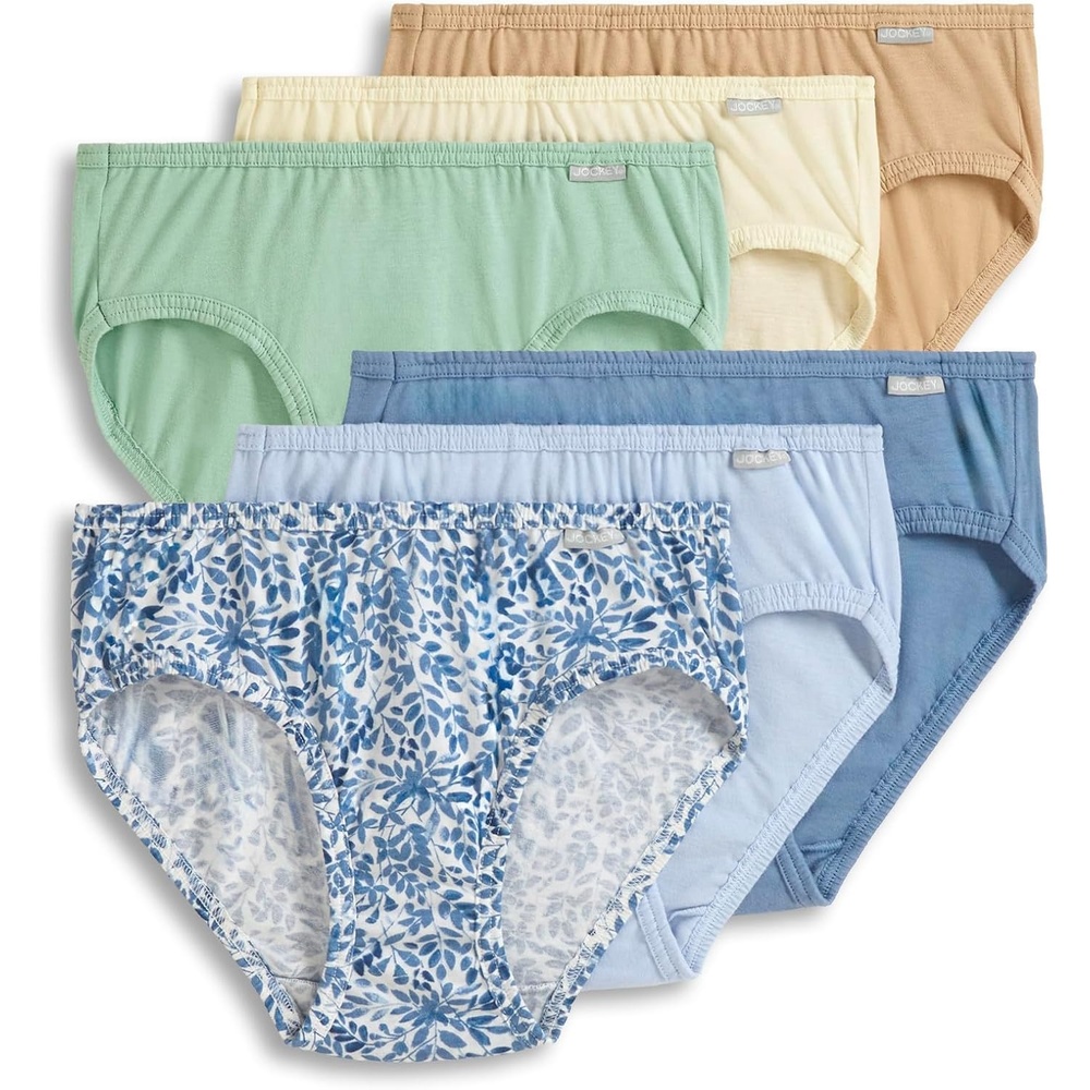 image:imageJockey Womens Underwear Elance Bikini 6 PackLeaf Burst