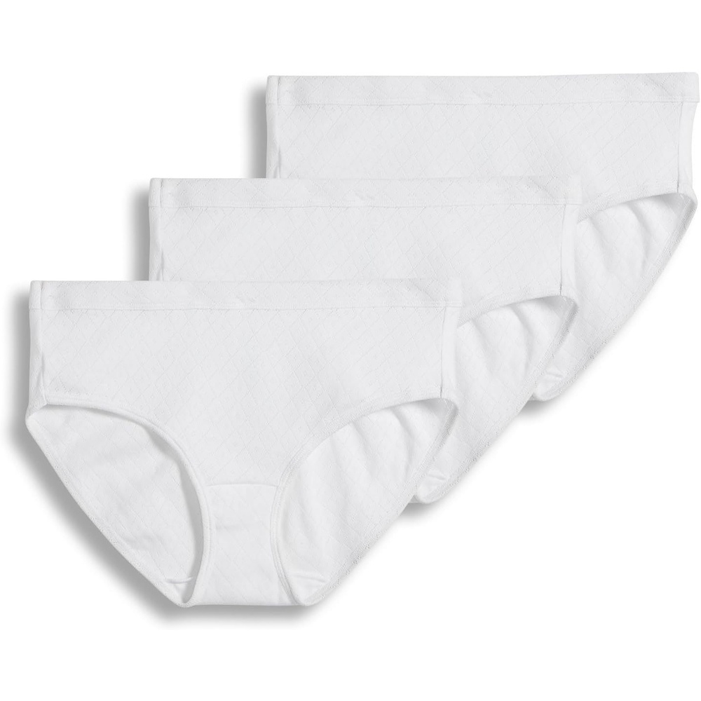 image:imageJockey Womens Underwear 100 Cotton Elance Breathe Hipster  3 PackWhite