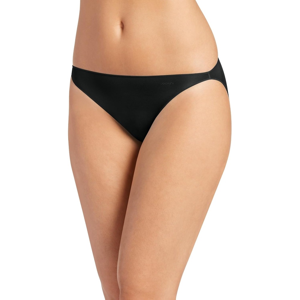 image:imageJockey Womens Underwear No Panty Line Promise Tactel String BikiniBlack