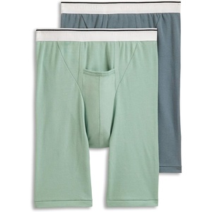 Jockey Men’s Underwear Pouch 10″ Midway Brief – 2 Pack(Sage Iron)