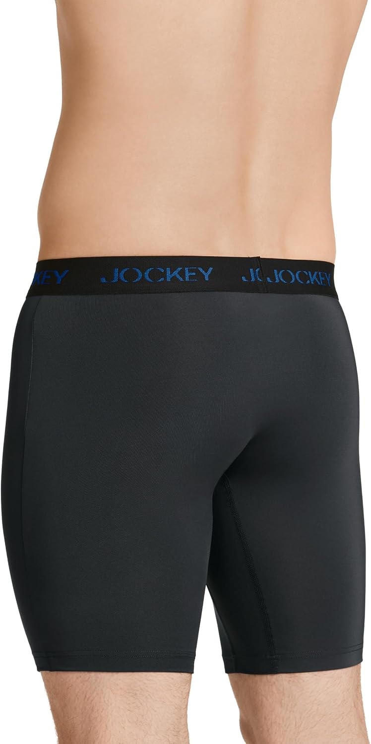 image:imageJockey Sport Mens Underwear Microfiber 10 Midway BriefDark Night Blue