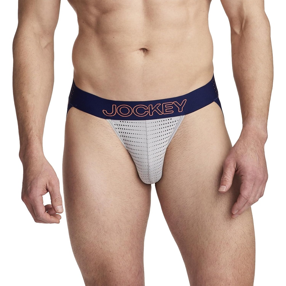 image:imageJockey Mens Underwear EverActive VentraCool Air Jock StrapGrey Dove