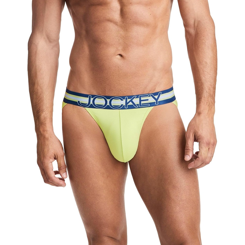 image:imageJockey Mens Underwear Sport Stability Pouch Microfiber String BikiniFresh Sprout