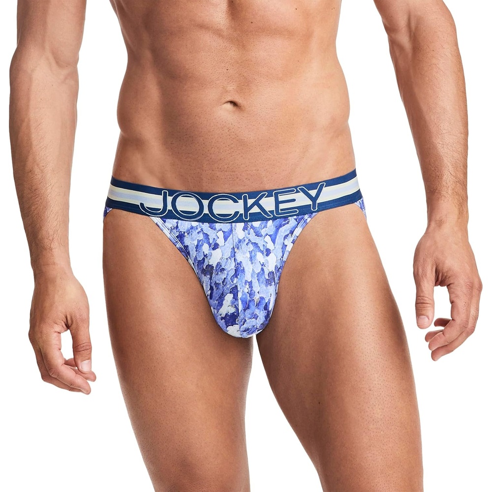 image:imageJockey Mens Underwear Sport Stability Pouch Microfiber String BikiniScaled Camo