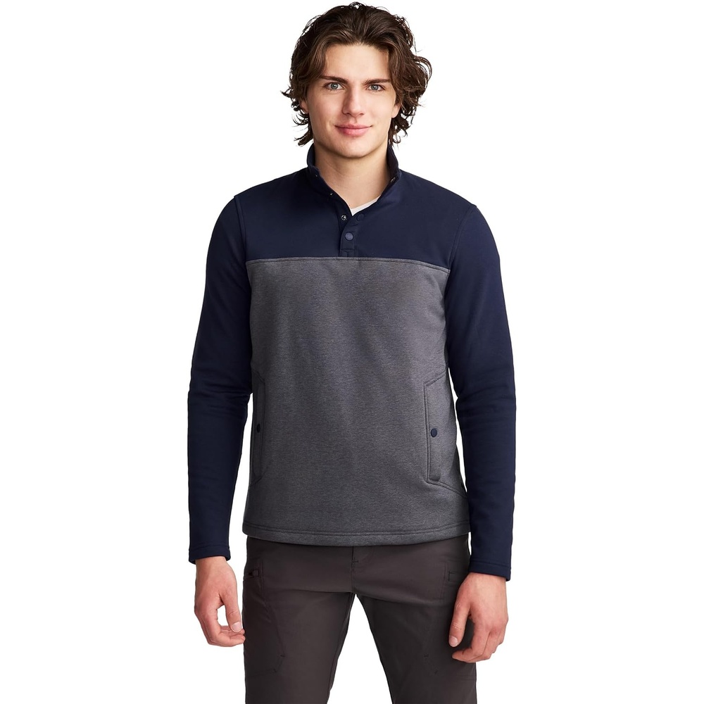 image:imageJockey Outdoors Mens Casualwear 14 Snap PulloverJockey Grey