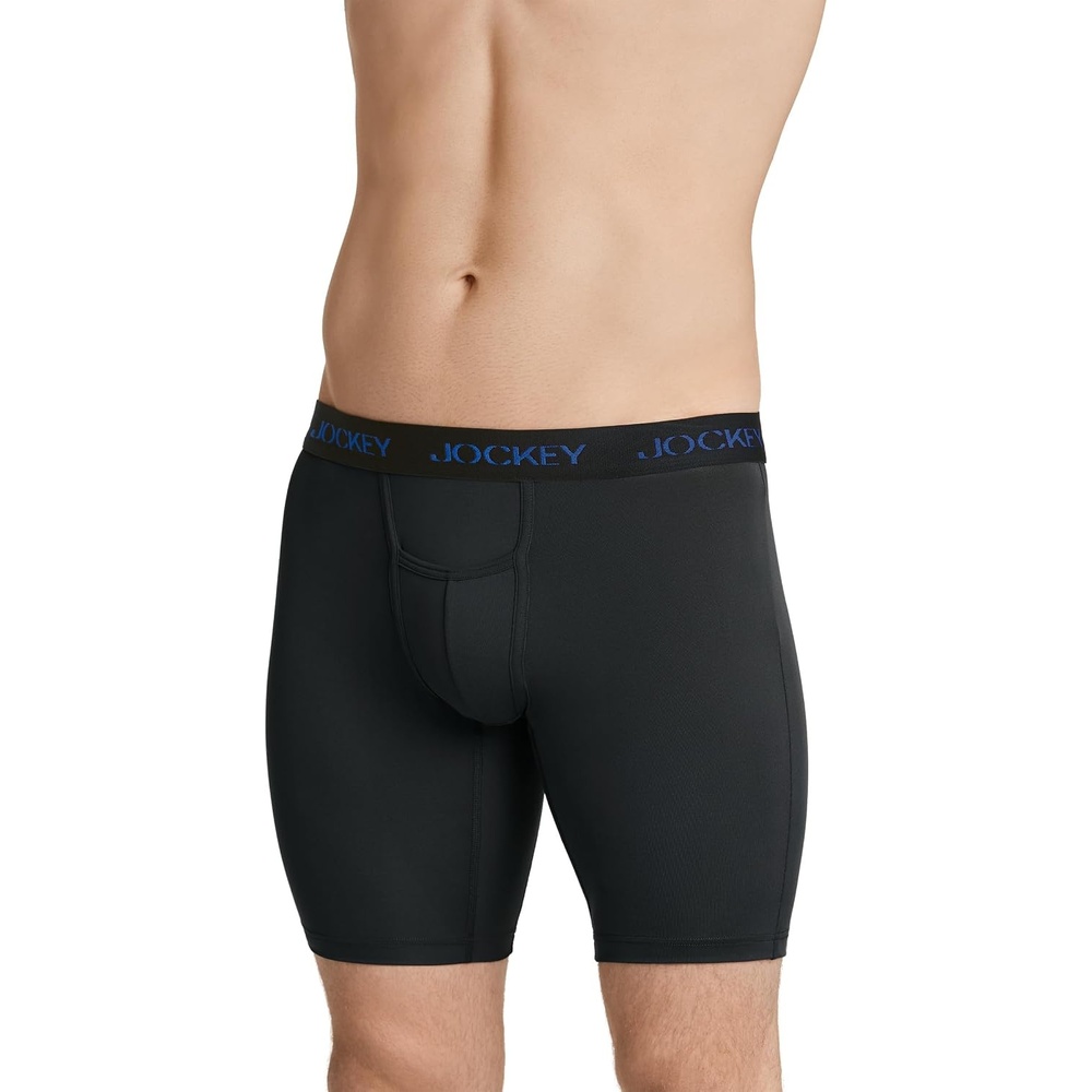 image:imageJockey Sport Mens Underwear Microfiber 10 Midway BriefDark Night Blue