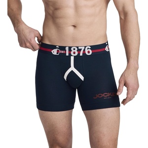 Jockey Men’s Underwear 1876 Collection Cotton Stretch 5.5″ Boxer Brief(1876 Navy Blue)