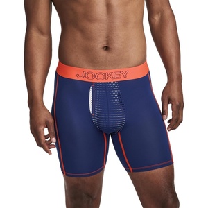 Jockey Men’s Underwear EverActive VentraCool Air 6″ Boxer Brief(Majestic Blue)