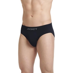 Jockey Men’s Underwear FormFit Lightweight Seamfree Bikini(Black)