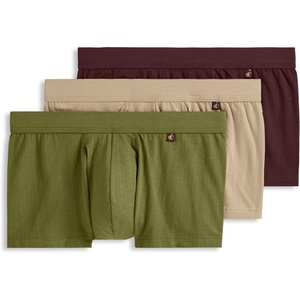Jockey Men’s Underwear Hypersoft 360 3″ Trunk – 3 Pack(Forest Currant)