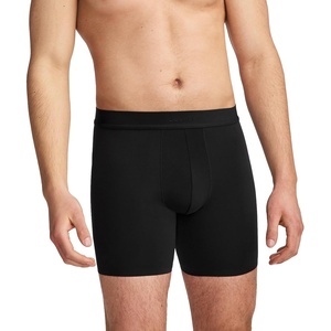 Jockey Men’s Underwear Phantom Fit 6″ Boxer Brief(Black)