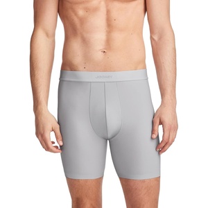 Jockey Men’s Underwear Phantom Fit 6″ Boxer Brief(Grey Dove)