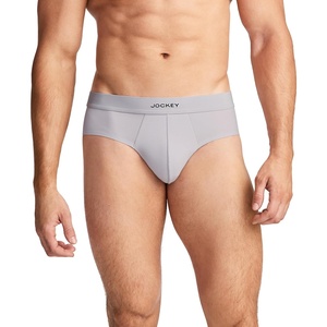 Jockey Men’s Underwear Phantom Fit Brief(Grey Dove)