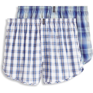 Jockey Men’s Underwear Tapered 5″ Boxer – 2 Pack(Predictably Plaid/Frantic Plaid)