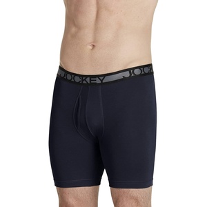 Jockey Sport Men’s Underwear Cotton Performance 8″ Midway Brief(True Navy)