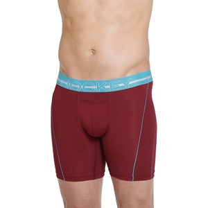 Jockey Sport Men’s Underwear Silver Microfiber 7.5″ Boxer Brief(Berry Bloom)