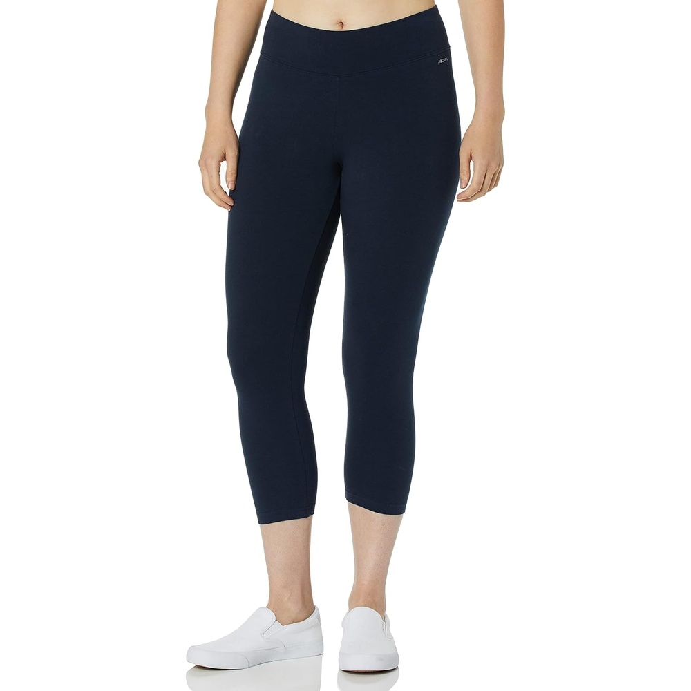 image:imageJockey Womens Cotton Stretch Capri LeggingDark Navy