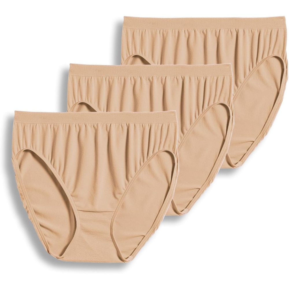 image:imageJockey Womens Underwear Comfies Cotton French Cut  3 PackLight