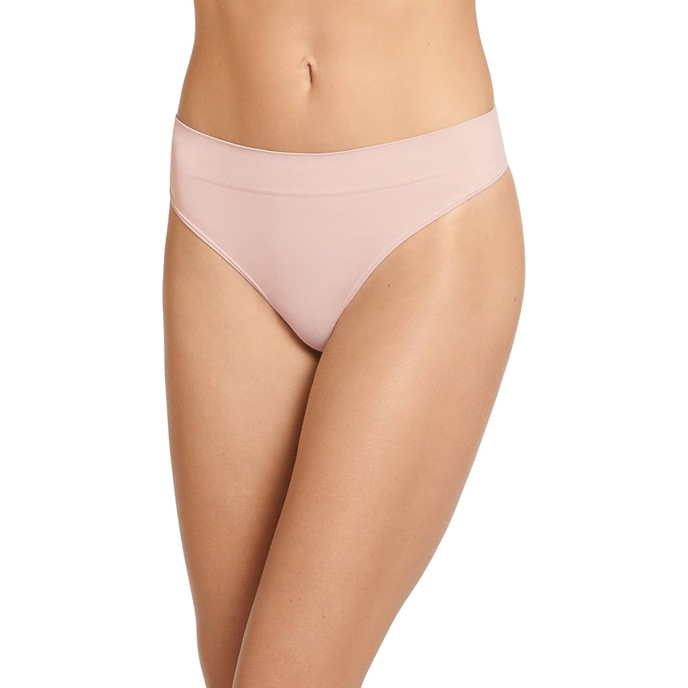 image:imageJockey Womens Underwear EcoSeamfree ThongPink Haze