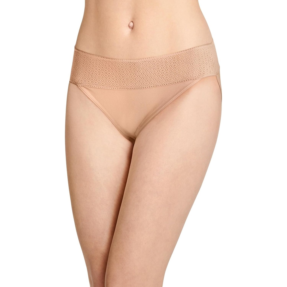 image:imageJockey Womens Underwear Soft Touch Lace Modal BikiniLight Out
