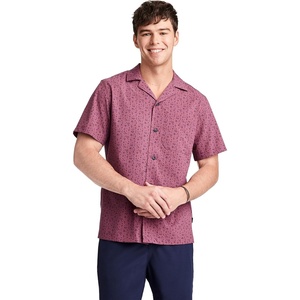 Jockey Men’s Activewear Jockey 1876 Collection Camp Shirt(1876 Red Stars)