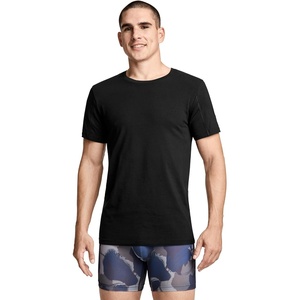 Jockey Men’s Undershirt Sweat Protect Crew Neck Undershirt(Black)