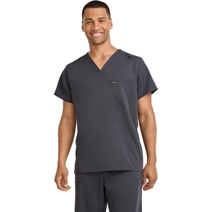 Jockey Unisex Scrubs Unisex Scrub Top(Charcoal Grey)
