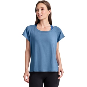 Jockey Women’s Activewear EverActive Oversized Tee(Harbor Blue)