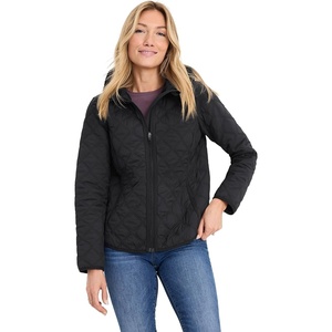 Jockey Women’s Activewear Heritage Quilted Jacket(Black)