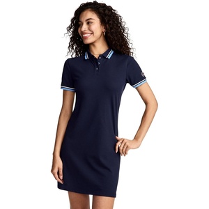 Jockey Women’s Activewear Jockey 1876 Collection Polo Dress(1876 Navy Blue)