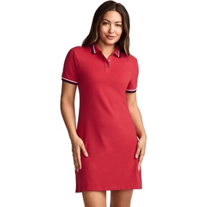 Jockey Women’s Activewear Jockey 1876 Collection Polo Dress(1876 Red)