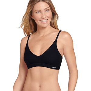 Jockey Women’s Bra Organic Cotton Stretch Triangle Bralette(Black)